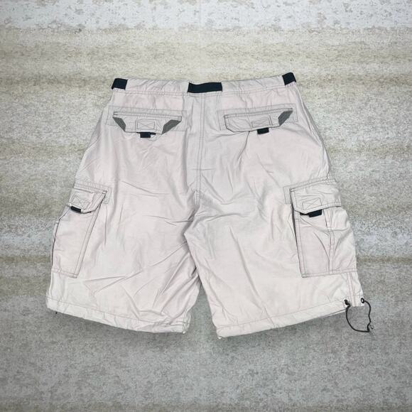Sonoma Other - Vintage Y2K Sonoma Cargo Shorts 34x11 Tan Adjustable Waist 11" Inseam